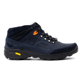 Olivier Zapatos de invierno para hombre 139GT azul marino