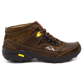 Olivier Zapatos de invierno para hombre 139GT marrón