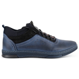 Polbut Zapatos de invierno para hombre K27F azul marino