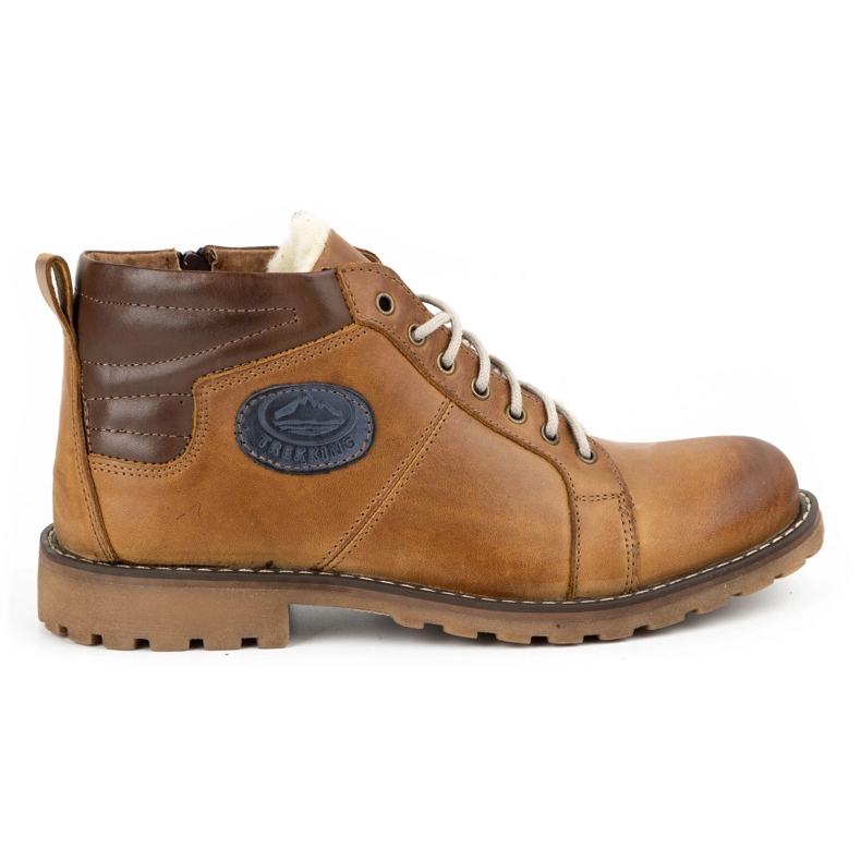 Mario Pala Botas de invierno de hombre rojo 865MP naranja
