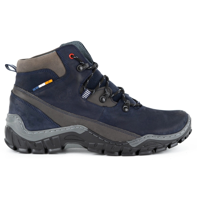 Olivier Zapatos de invierno para hombre 134GT azul marino