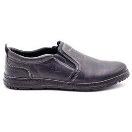 Joker Mocasines hombre piel gris 535