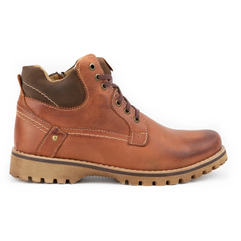 KOMODO Botas de nieve con aislamiento de ladrillo 885 para hombre marrón