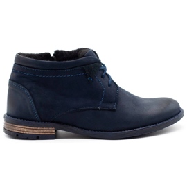 KOMODO Zapatos de invierno para hombre 834K azul marino