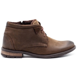 KOMODO Botas de invierno para hombre marrones 834K marrón