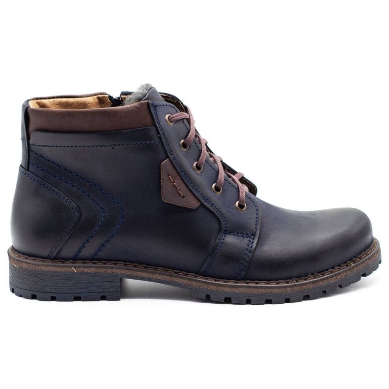 Polbut Botas de nieve para hombre J34S azul marino Polbut Botas de nieve para hombre J34S azul marino
