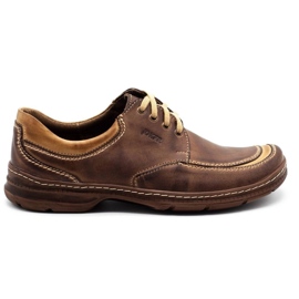 Joker Zapatos de cuero para hombre 936 marrón