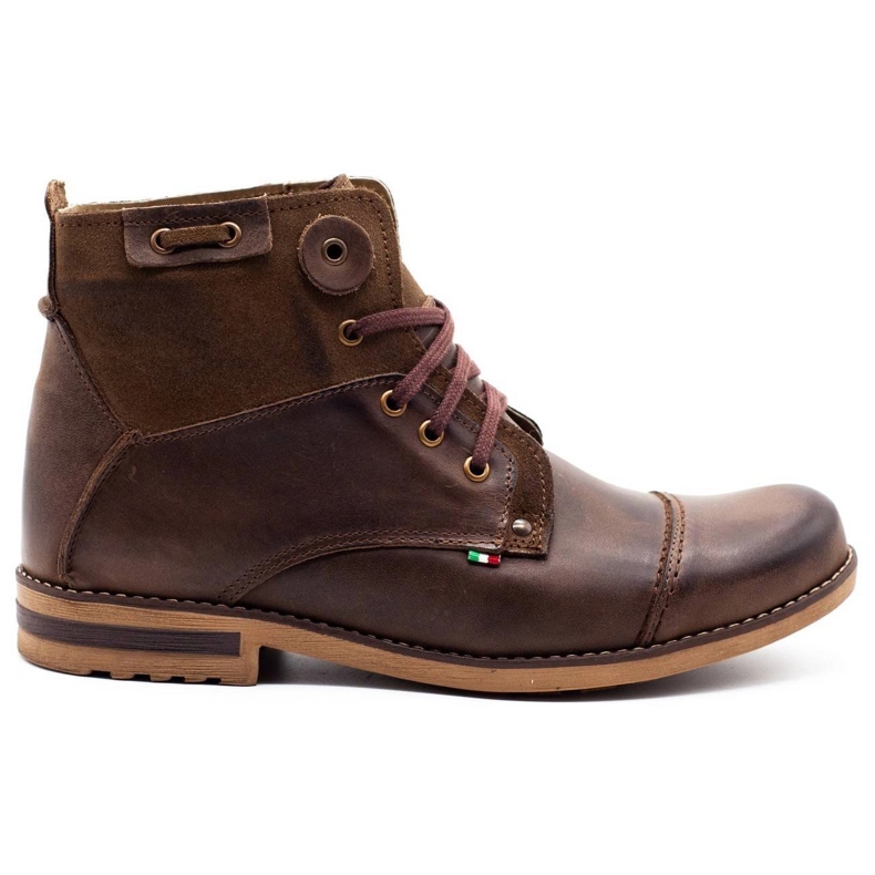 KOMODO 812K botas de invierno de hombre marrón