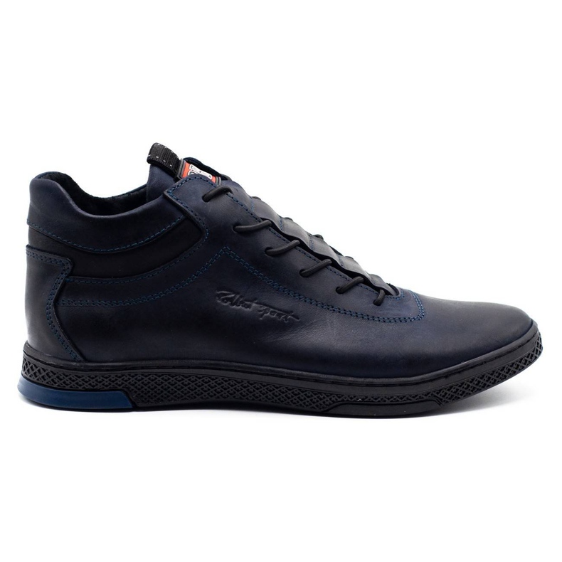 Polbut Zapatos de invierno para hombre K26F azul marino
