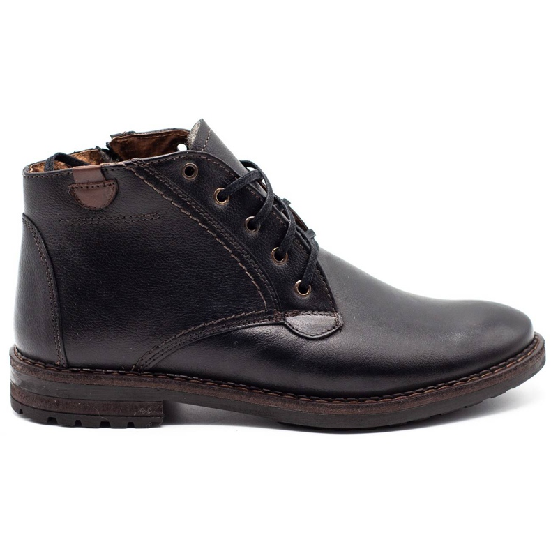 Mario Pala Botas de invierno hombre negras 911MP negro