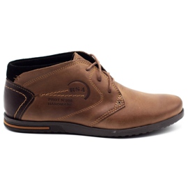 Polbut Zapatos de hombre marrones con aislamiento C37F marrón