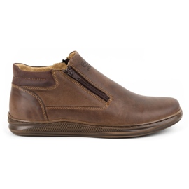 Polbut Botas de invierno para hombre K29 marrón