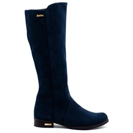 Olivier Botas de moda Klara azul marino