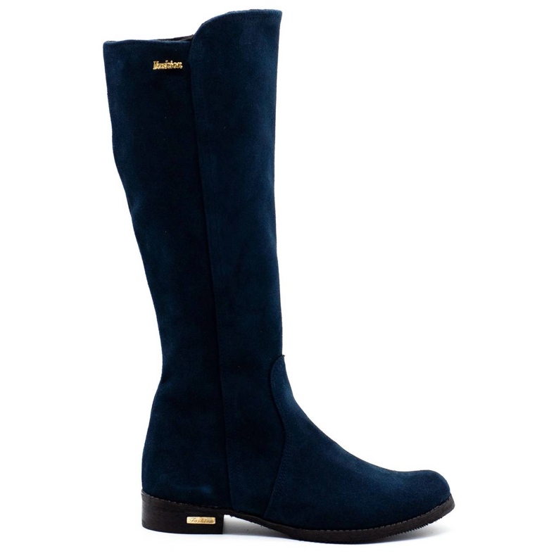 Olivier Botas de moda Klara azul marino