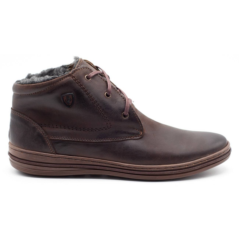 Polbut 339 botas de invierno para hombre, marrón oscuro
