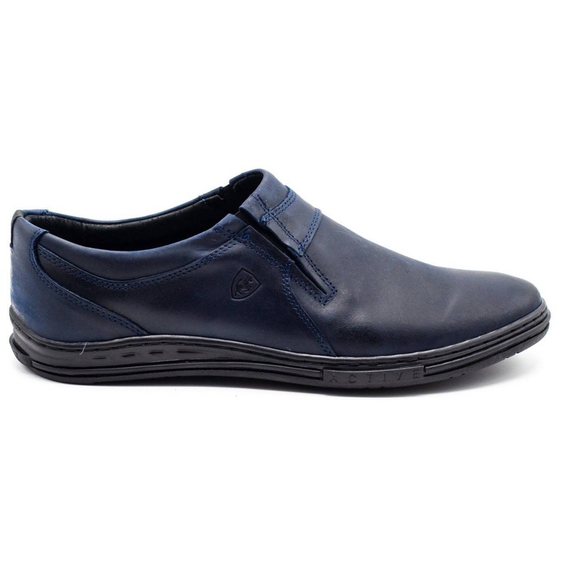 Polbut Zapatos slip hombre 362E azul marino