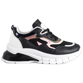 Sweet Shoes Zapatillas negras con estilo negro Sweet Shoes Zapatillas negras con estilo negro