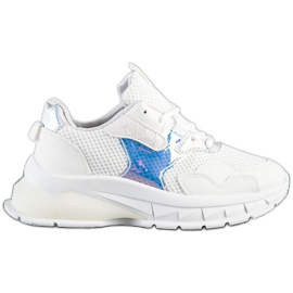 SHELOVET Zapatillas de moda blanco