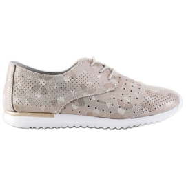 Kylie Zapatos de piel calada marrón multicolor Kylie Zapatos de piel calada marrón multicolor