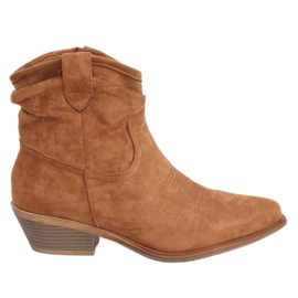 Bota cowboy mujer camel 99-65 camel marrón