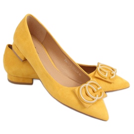 Bailarinas nariz de miel de almendra FM3107A Amarillo
