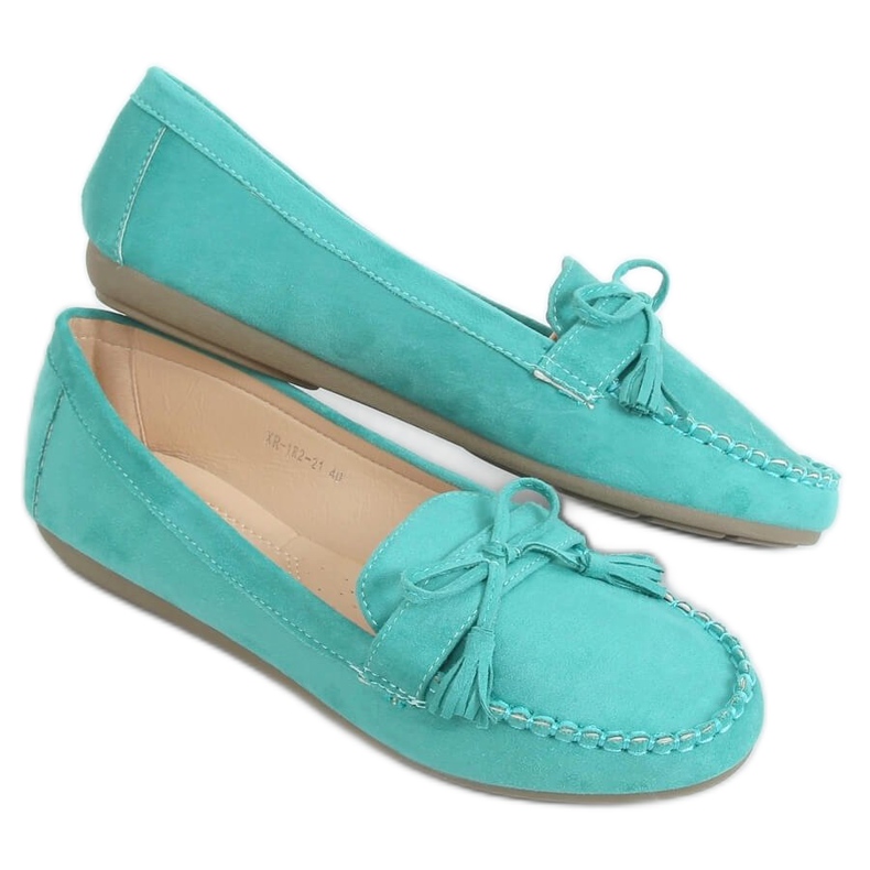 Mocasines de mujer verde XR-1R2 Verde
