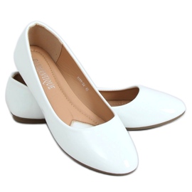 Bailarinas lacadas en blanco 9988-60 Blanco