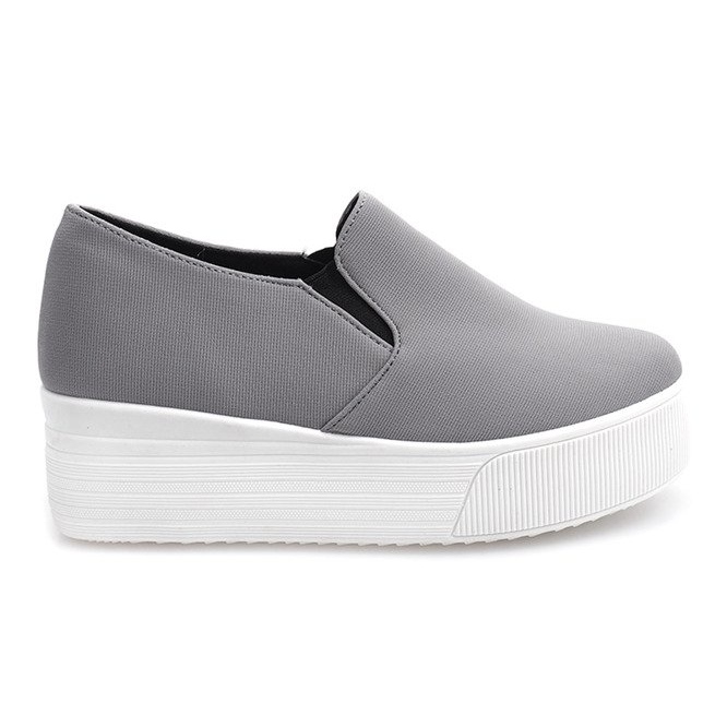 Zapatillas Creepers Con Plataforma 812 Gris Zapatillas Creepers Con Plataforma 812 Gris