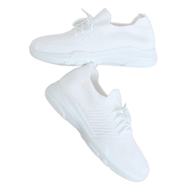 Calcetines deportivos blancos C9239 Bianco
