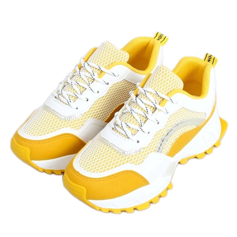 2008 Calzado deportivo amarillo y blanco