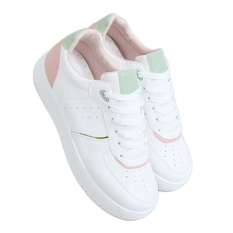 Zapatillas deportivas de mujer blancas BL218P Rosa blanco