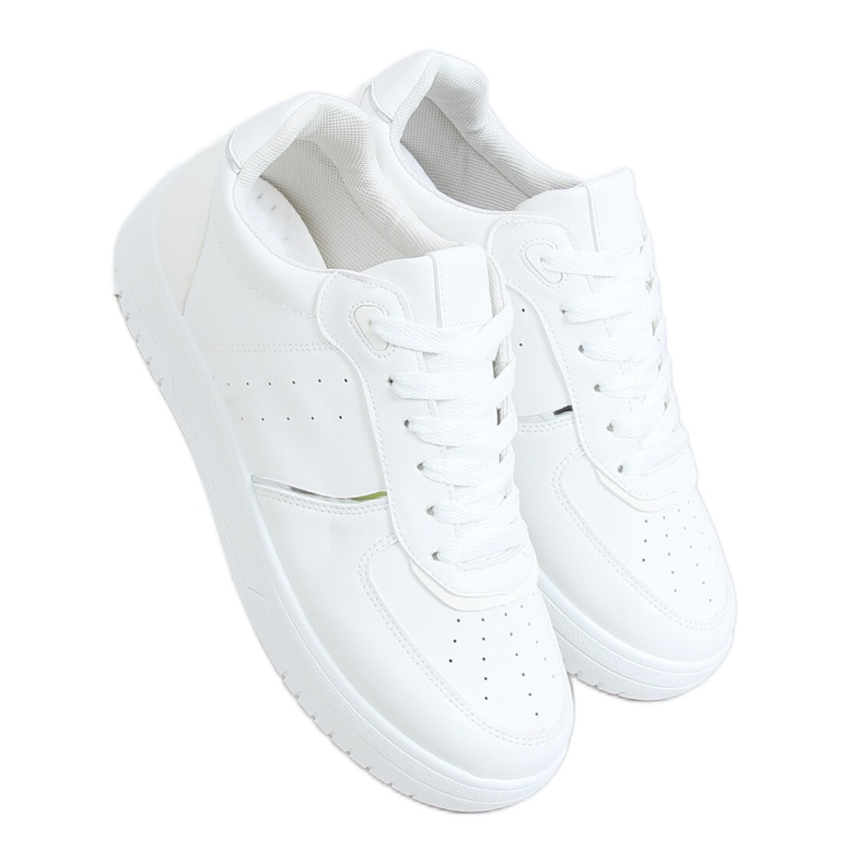 Zapatillas deportivas de mujer blancas BL218P Blanco Zapatillas deportivas de mujer blancas BL218P Blanco