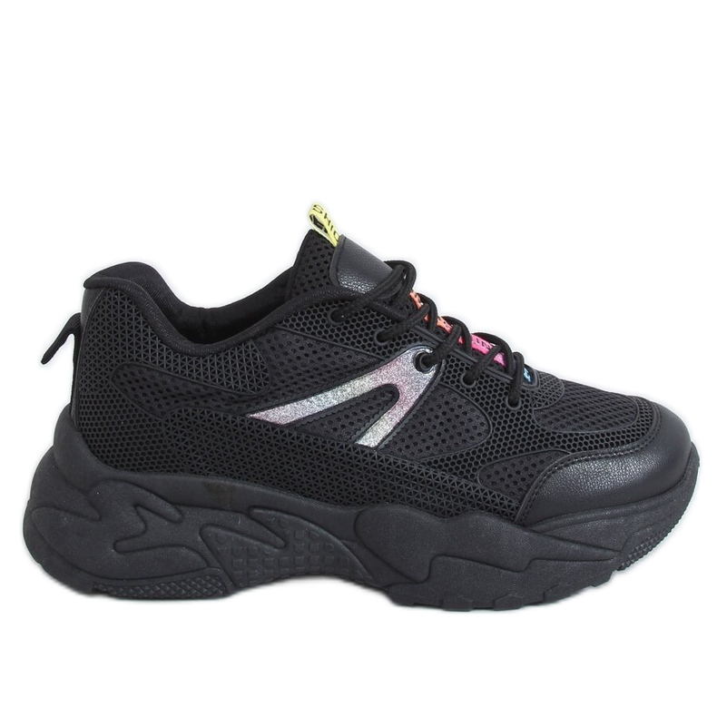 Zapatillas deportivas de mujer negras BM-590 Allblack negro