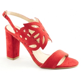 Cortesini Sandalias de mujer 02100 rojo