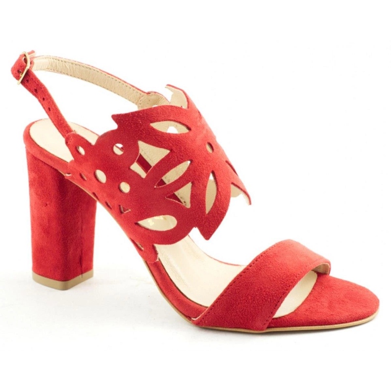 Cortesini Sandalias de mujer 02100 rojo