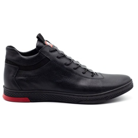 Polbut Botas de invierno de hombre negro K26F
