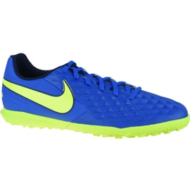 Botas de fútbol Nike Tiempo Legend 8 Club Tf M AT6109-474 azul