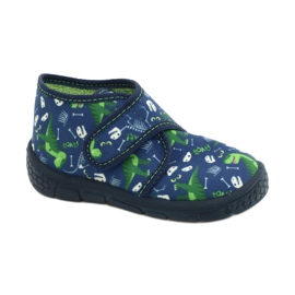 Calzado infantil befado 538P037 blanco azul marino verde