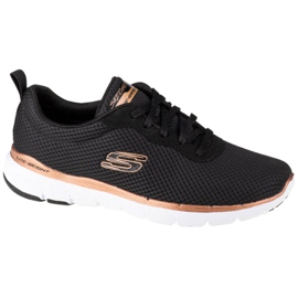 Zapatillas Skechers Flex Appeal 3.0 W 13070-BKRG negro dorado