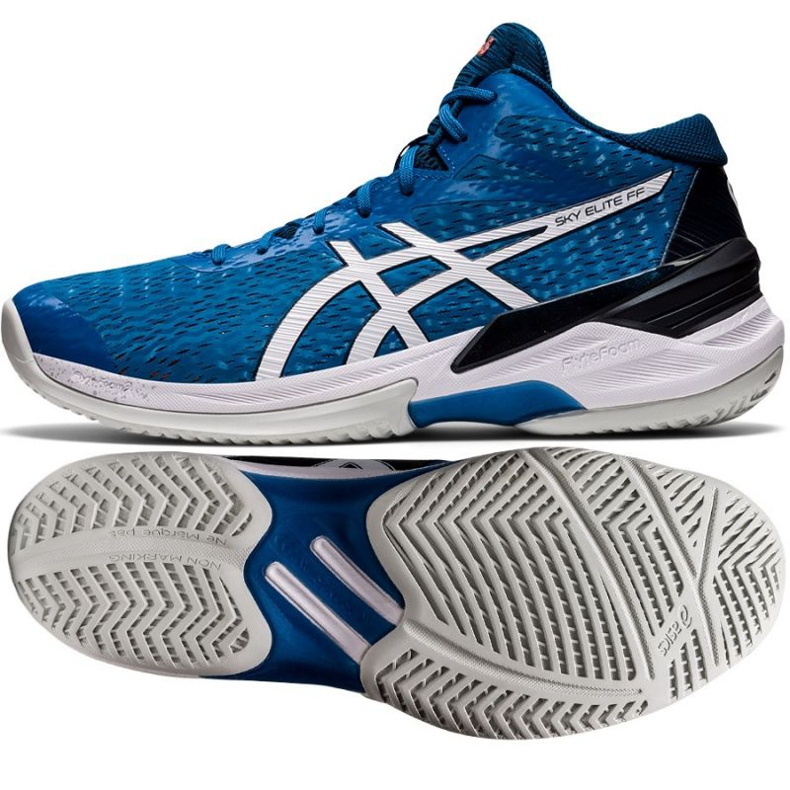 Zapatillas de voleibol Asics Sky Elite Ff Mt M 1051A032-404 azul azul Zapatillas de voleibol Asics Sky Elite Ff Mt M 1051A032-404 azul azul