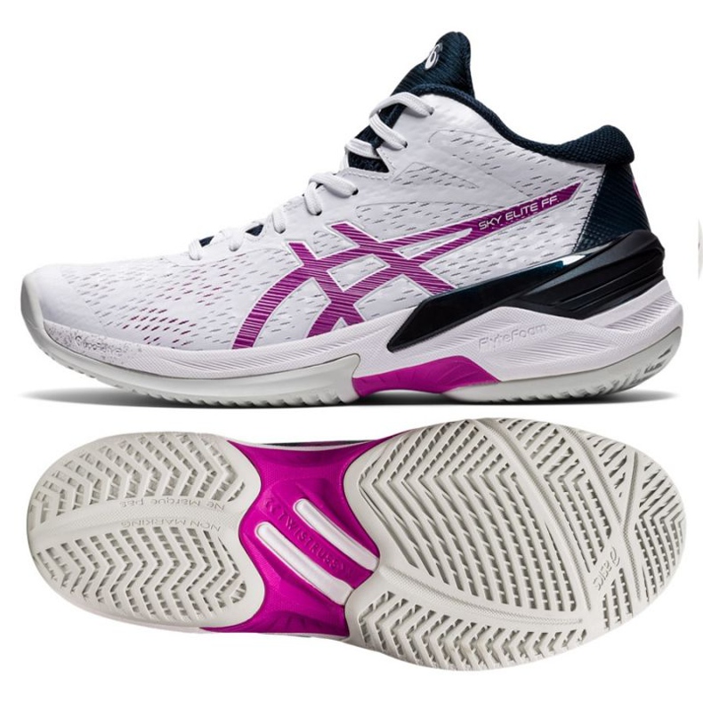 Zapatillas de voleibol Asics Sky Elite Ff Mt W 1052A023-103 blanco blanco Zapatillas de voleibol Asics Sky Elite Ff Mt W 1052A023-103 blanco blanco