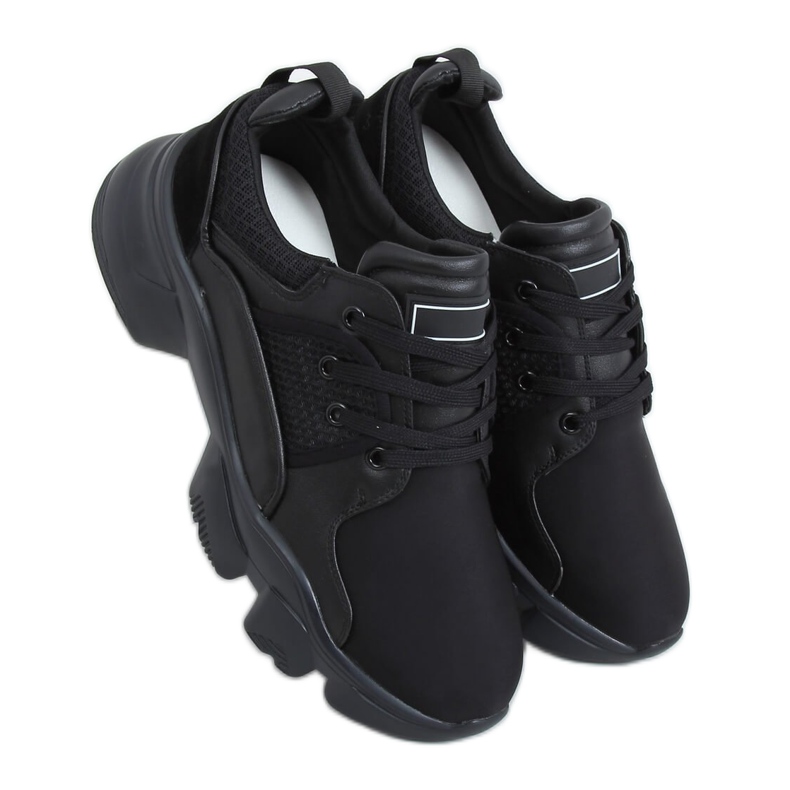 Zapatillas deportivas negras B0-192 Negra negro Zapatillas deportivas negras B0-192 Negra negro