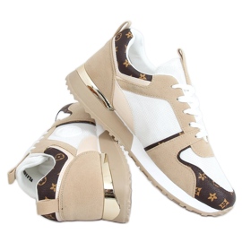 Zapatillas deportivas beige VL118P Beige multicolor Zapatillas deportivas beige VL118P Beige multicolor