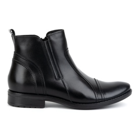 Olivier Botas Chelsea de invierno para hombre 1001 negro