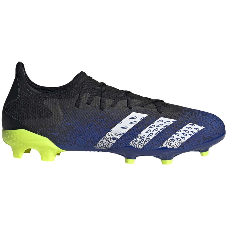 Botas de fútbol adidas Predator Freak.3 L Fg azul marino-negro-verde FY0615