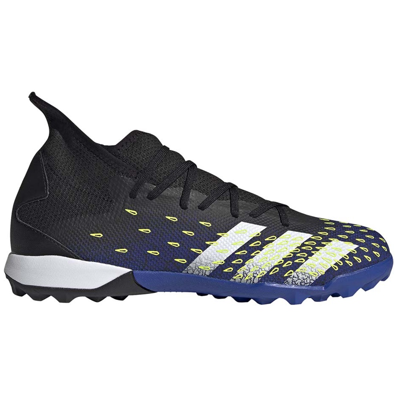 Botas de fútbol adidas Predator Freak.3 Tf negras y azules FY0623 negro negro