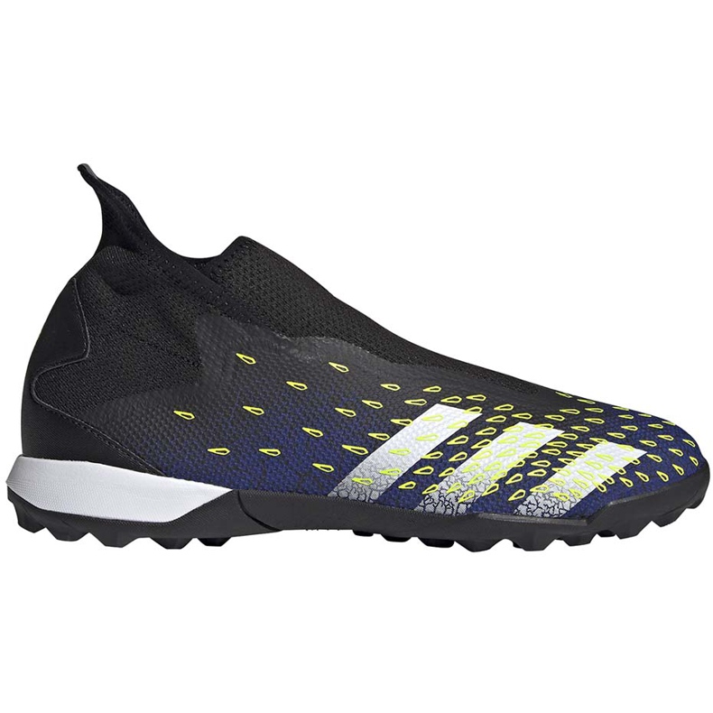 Botas de fútbol adidas Predator Freak.3 Ll Tf negras y azul marino FY0619 negro negro