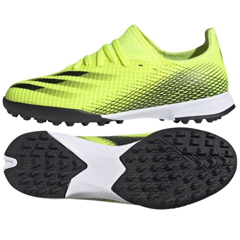 Botas de fútbol adidas X Ghosted.3 Tf Jr FW6926 multicolor amarillos