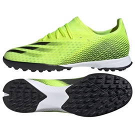 Botas de fútbol adidas X Ghosted.3 Tf M FW6944 multicolor verde
