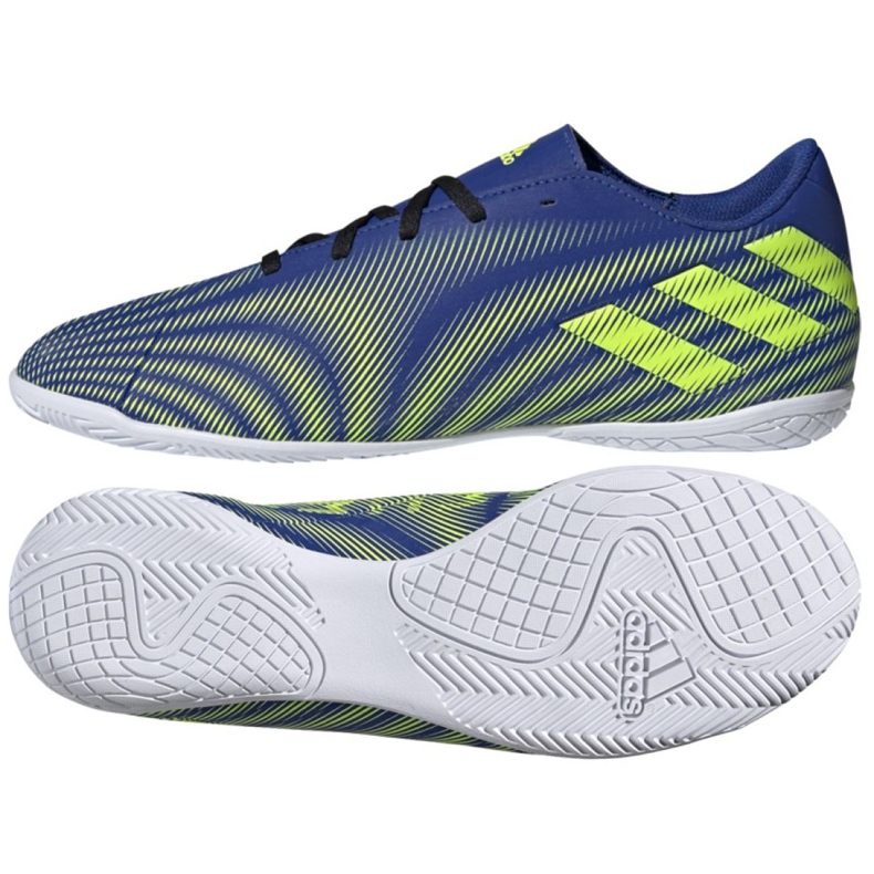 Botas de fútbol Adidas Nemeziz.4 In M FW7348 multicolor azul Botas de fútbol Adidas Nemeziz.4 In M FW7348 multicolor azul